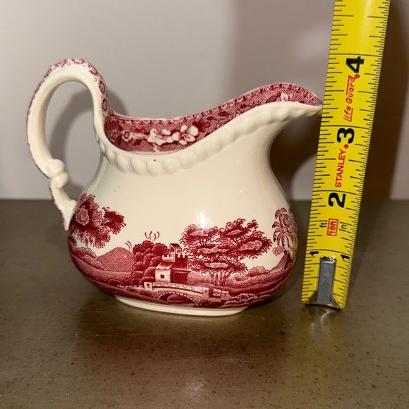 Vintage Copeland Spode Pink Tower ceramic creamer, Old Backstamp - Picture 5 of 5